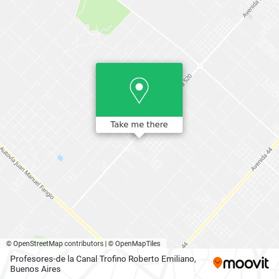 Profesores-de la Canal Trofino Roberto Emiliano map