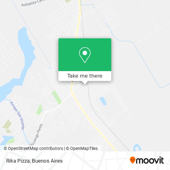 Rika Pizza map