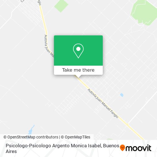 Mapa de Psicologo-Psicologo Argento Monica Isabel