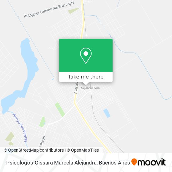 Psicologos-Gissara Marcela Alejandra map