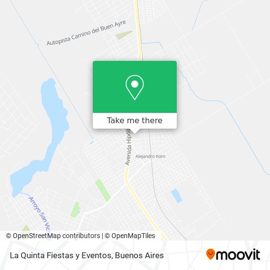 La Quinta Fiestas y Eventos map