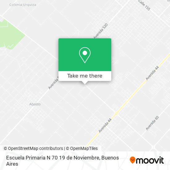 Mapa de Escuela Primaria N 70 19 de Noviembre