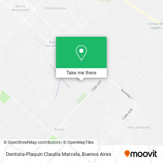 Dentista-Plaquin Claudia Marcela map