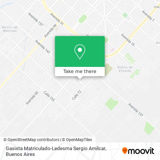 Mapa de Gasista Matriculado-Ledesma Sergio Amilcar