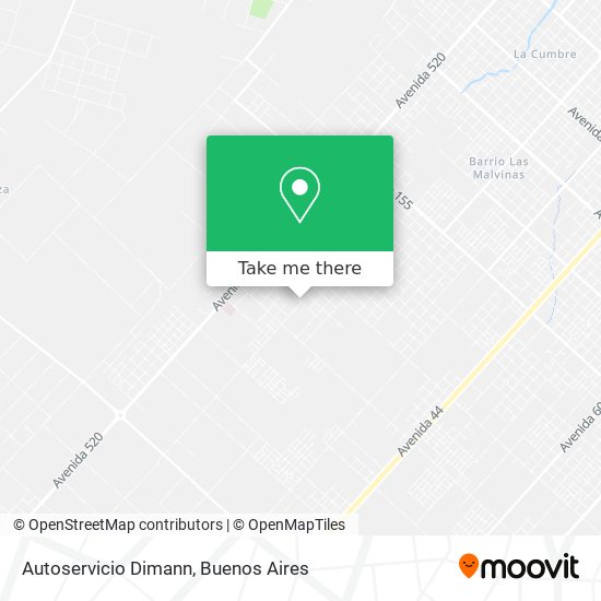 Autoservicio Dimann map