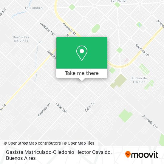 Gasista Matriculado-Ciledonio Hector Osvaldo map