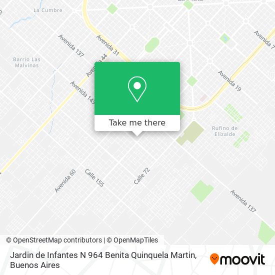 Jardin de Infantes N 964 Benita Quinquela Martin map