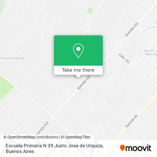 Escuela Primaria N 39 Justo Jose de Urquiza map