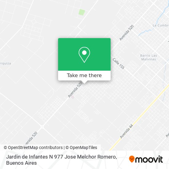 Jardin de Infantes N 977 Jose Melchor Romero map