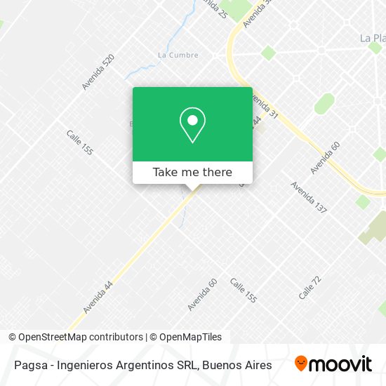 Mapa de Pagsa - Ingenieros Argentinos SRL