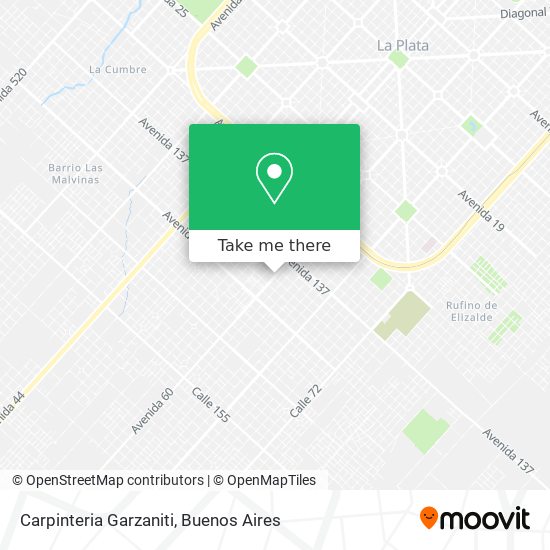 Carpinteria Garzaniti map