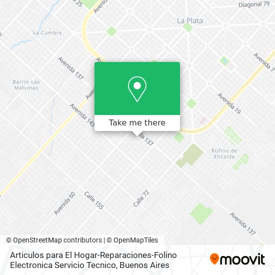 Mapa de Articulos para El Hogar-Reparaciones-Folino Electronica Servicio Tecnico