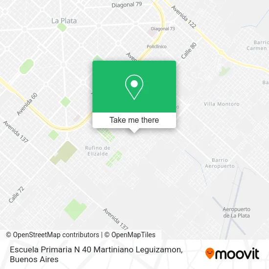 Escuela Primaria N 40 Martiniano Leguizamon map