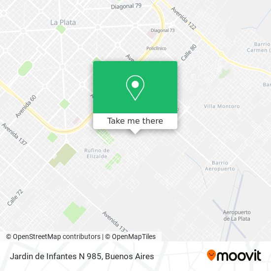 Jardin de Infantes N 985 map