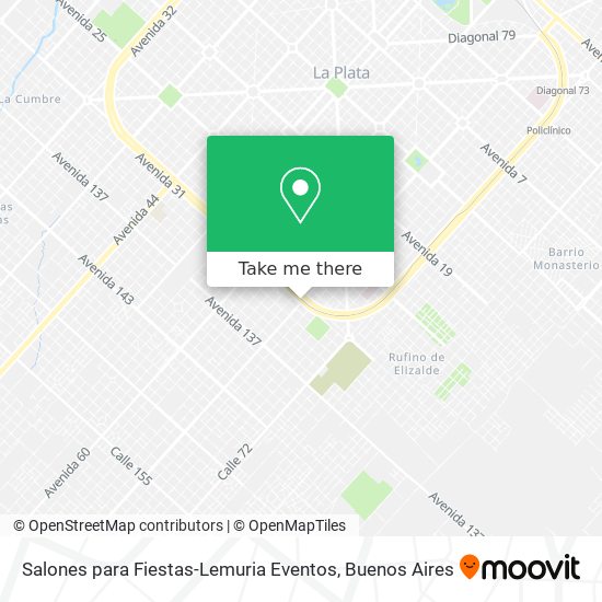 Mapa de Salones para Fiestas-Lemuria Eventos