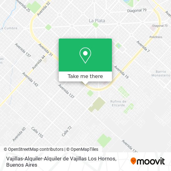 Vajillas-Alquiler-Alquiler de Vajillas Los Hornos map