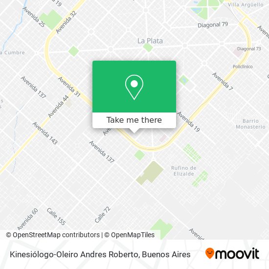 Mapa de Kinesiólogo-Oleiro Andres Roberto
