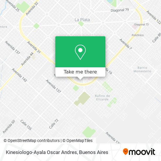 Mapa de Kinesiologo-Ayala Oscar Andres