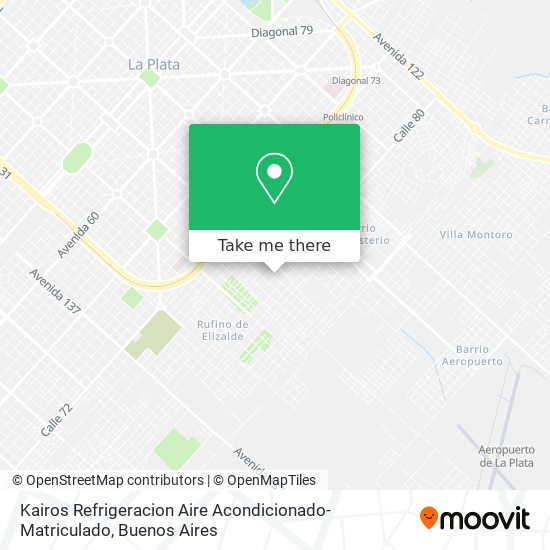 Kairos Refrigeracion Aire Acondicionado-Matriculado map