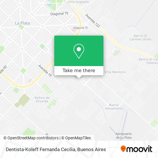 Dentista-Koleff Fernanda Cecilia map