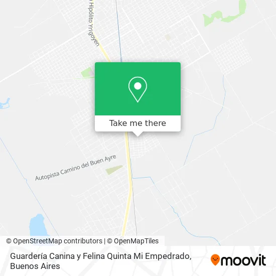 Mapa de Guardería Canina y Felina Quinta Mi Empedrado