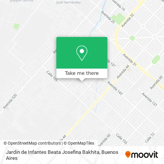Mapa de Jardin de Infantes Beata Josefina Bakhita