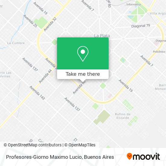 Profesores-Giorno Maximo Lucio map