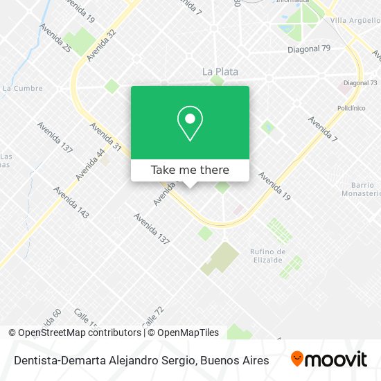 Mapa de Dentista-Demarta Alejandro Sergio