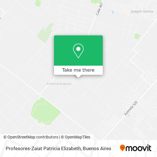 Profesores-Zaiat Patricia Elizabeth map