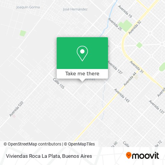 Viviendas Roca La Plata map