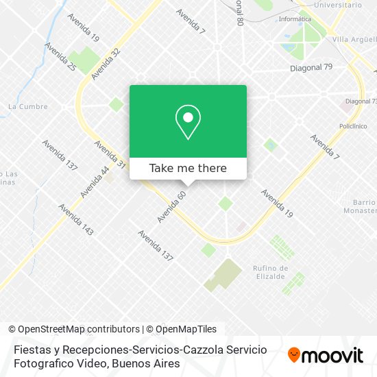 Fiestas y Recepciones-Servicios-Cazzola Servicio Fotografico Video map