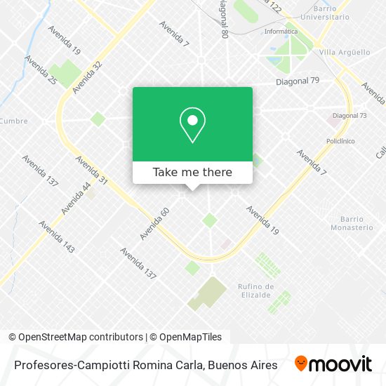 Profesores-Campiotti Romina Carla map