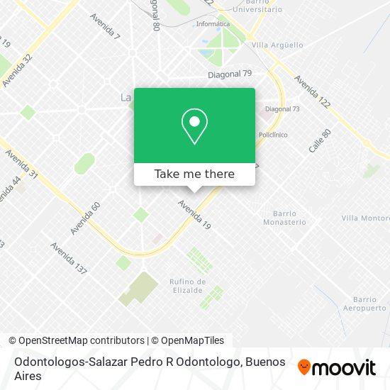 Odontologos-Salazar Pedro R Odontologo map