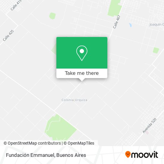 Fundación Emmanuel map