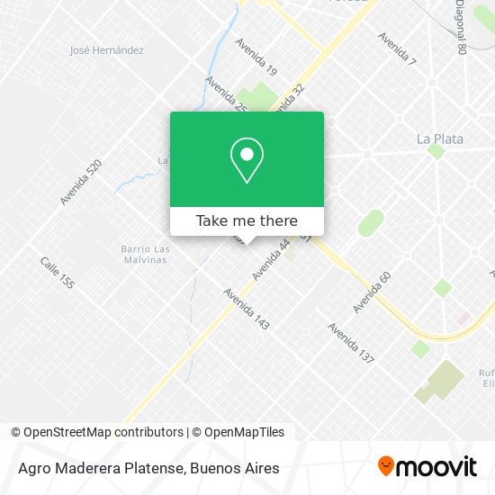 Agro Maderera Platense map