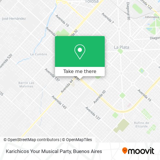 Karichicos Your Musical Party map