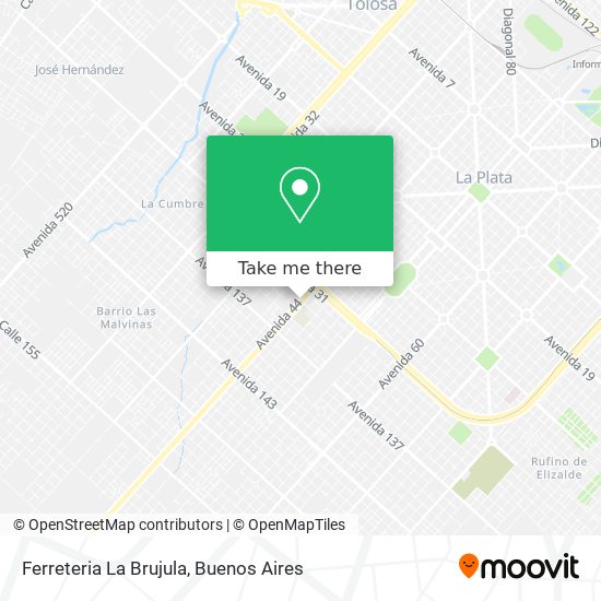 Ferreteria La Brujula map