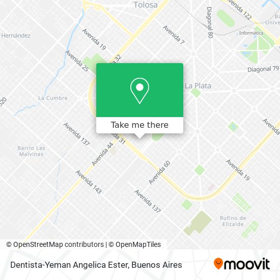 Mapa de Dentista-Yeman Angelica Ester