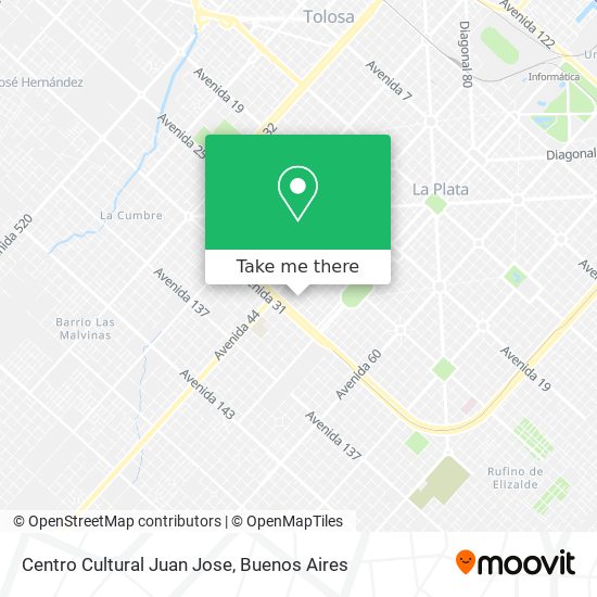 Mapa de Centro Cultural Juan Jose