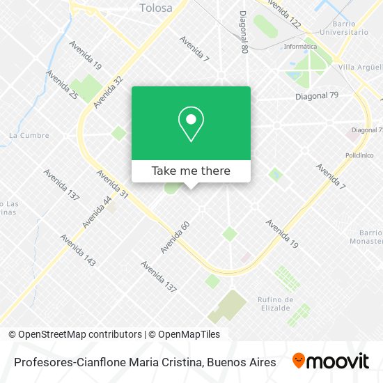 Profesores-Cianflone Maria Cristina map