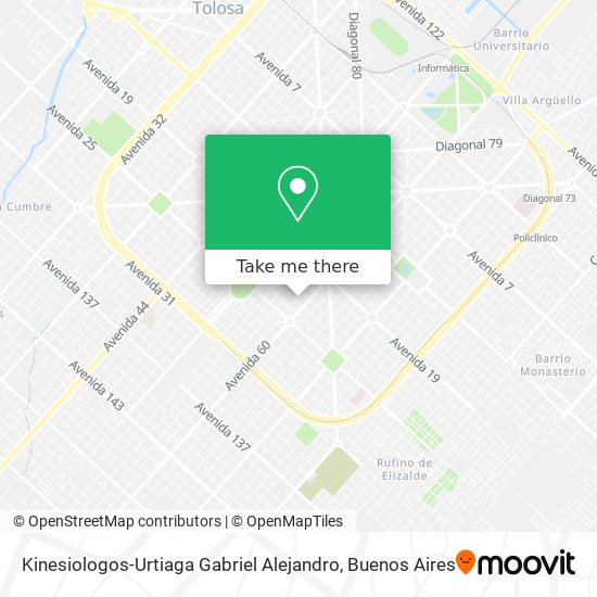 Kinesiologos-Urtiaga Gabriel Alejandro map