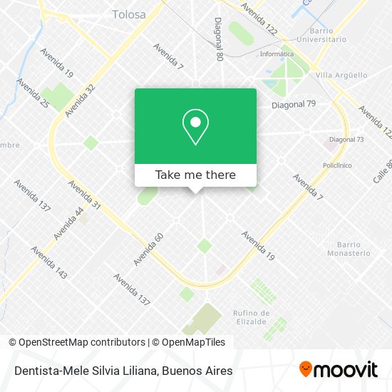 Dentista-Mele Silvia Liliana map