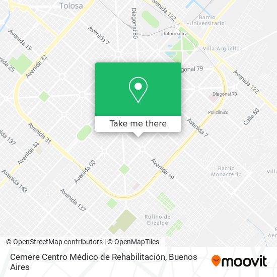 Cemere Centro Médico de Rehabilitación map