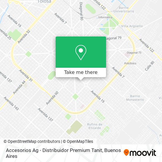 Accesorios Ag - Distribuidor Premium Tanit map