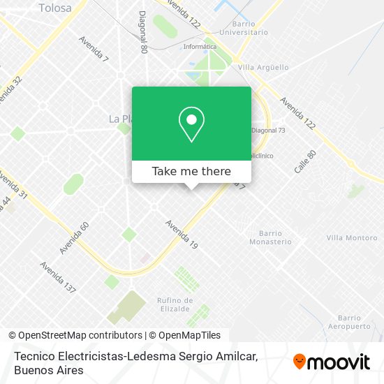 Mapa de Tecnico Electricistas-Ledesma Sergio Amilcar