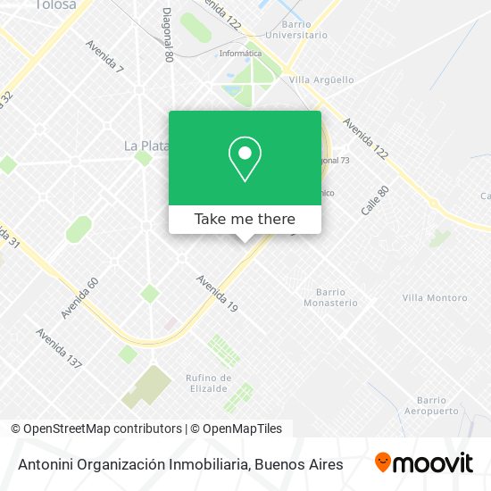 Antonini Organización Inmobiliaria map