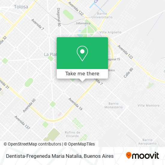 Dentista-Fregeneda Maria Natalia map