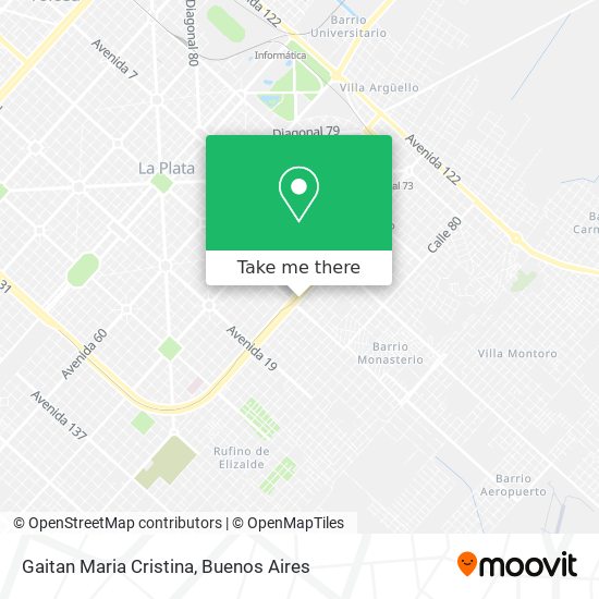 Gaitan Maria Cristina map