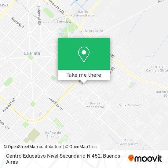 Centro Educativo Nivel Secundario N 452 map