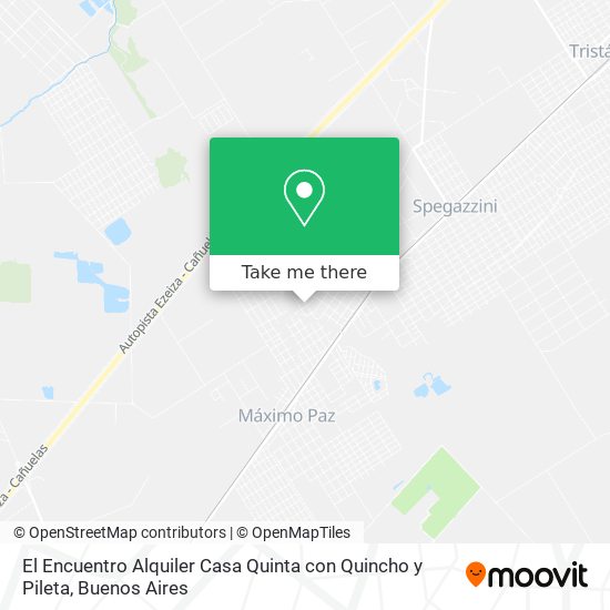 El Encuentro Alquiler Casa Quinta con Quincho y Pileta map